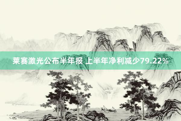 莱赛激光公布半年报 上半年净利减少79.22%