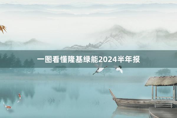 一图看懂隆基绿能2024半年报